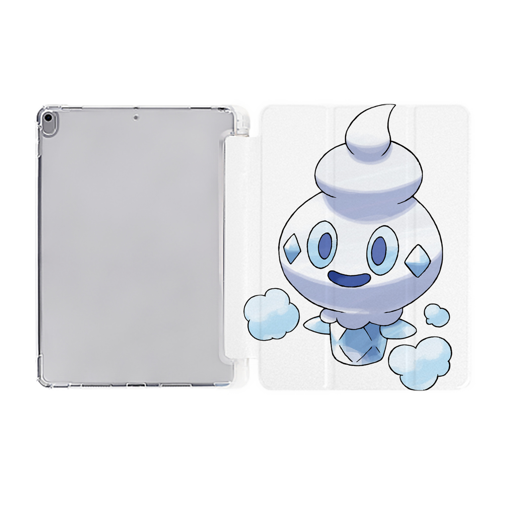 （画像用） ポケットモンスター Pokémon IPad ケース ペン収納付き 三つ折りスタンド PUレザー×シリコン 対応機種9.5/10.5/10.9インチ